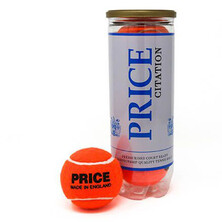 Price Citation Pressurised Court Balls 3 Ball Can - Orange