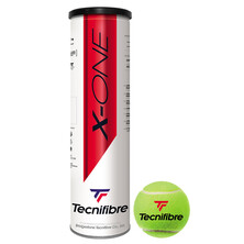 Tecnifibre X-One Premium Tennis Ball - 4 Ball Tube