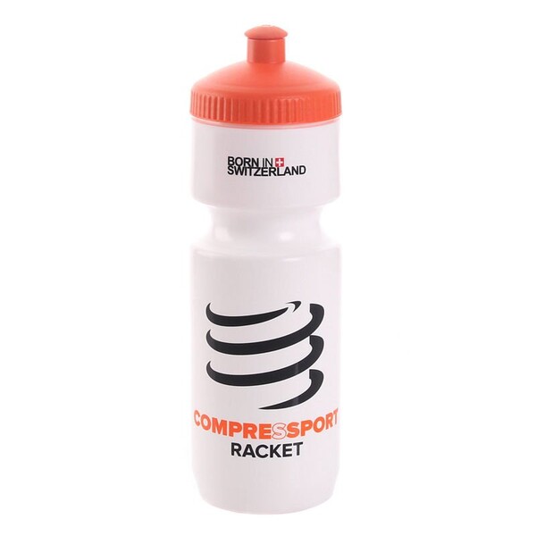 Compressport 750ml Hydration Water Bottle White