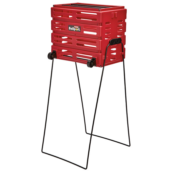 Tourna Deluxe Ball Basket Red