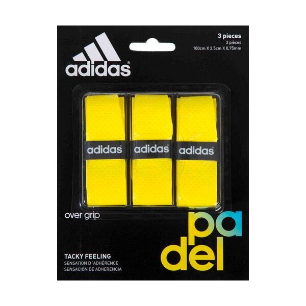 Adidas Padel Overgrip Yellow - 3 Pack