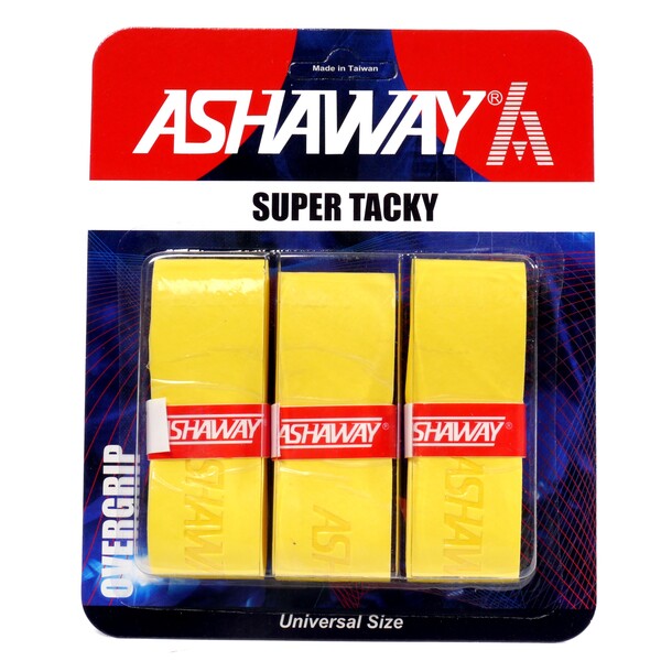 Ashaway Super Tacky Overgrips Pack Of 3 - Yellow