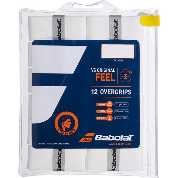 Babolat VS Original Feel Grip 12 Pack - White