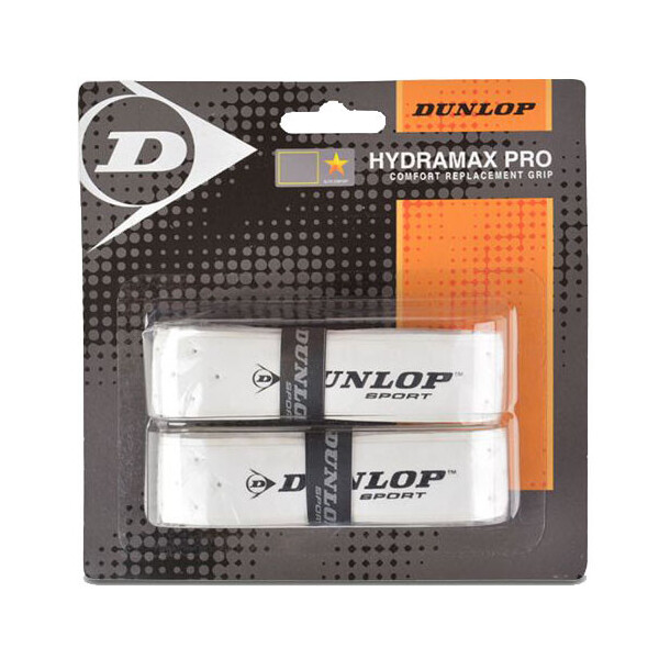 Dunlop ES Hydramax Pro Replacment Grip 2 Pack White