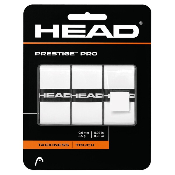 Head Prestige Pro Overgrip 3 Pack - White