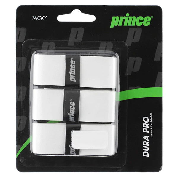 Prince Tacky Pro Overgrip 3 Pack White