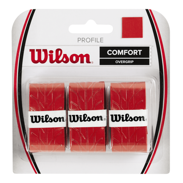 Wilson Profile Overgrip 3 Pack Red