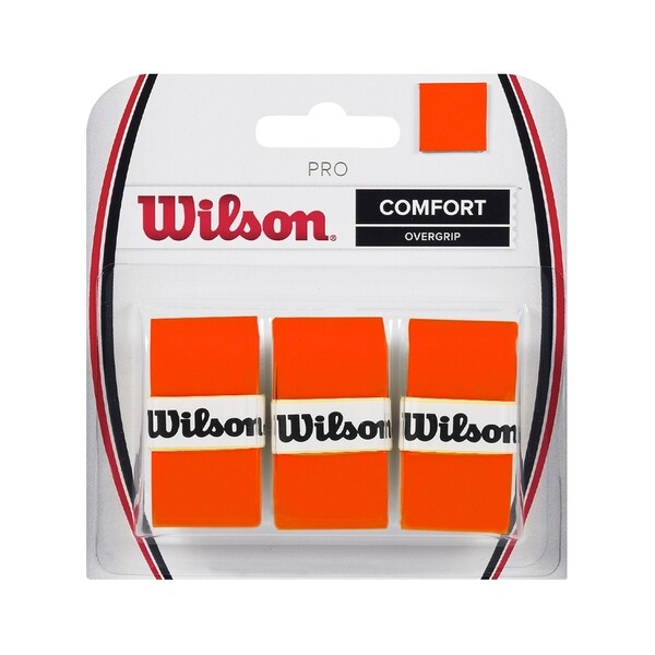 Wilson Pro Overgrip Burn 3 Pack - Orange