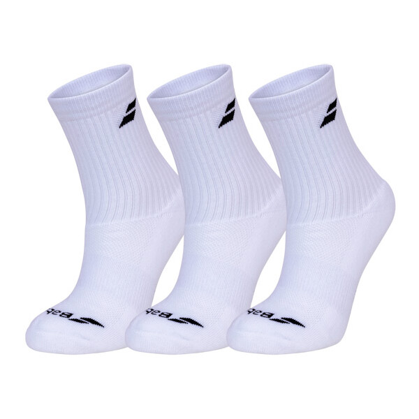 Babolat Junior Socks 3 Pack White