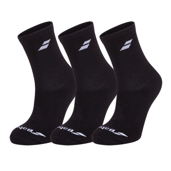 Babolat Junior Socks 3 Pack Black