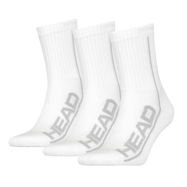 Head Performance Tennis Sock 3 Pack White