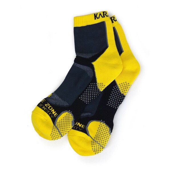 Karakal X4 Ankle Sock Black Yellow