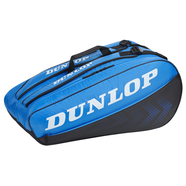 Dunlop FX Club 10 Racket Bag Black Blue