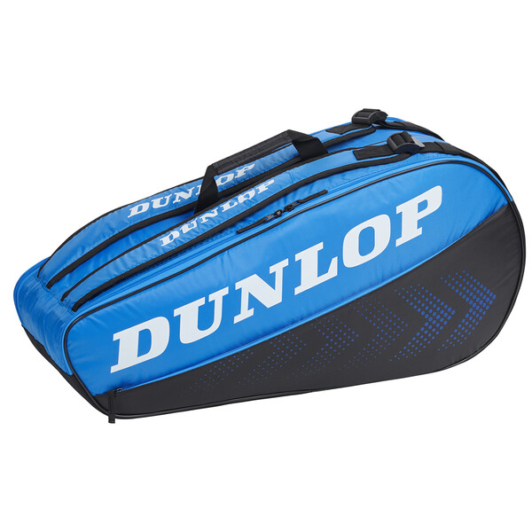 Dunlop FX Club 6 Racket Bag Black Blue