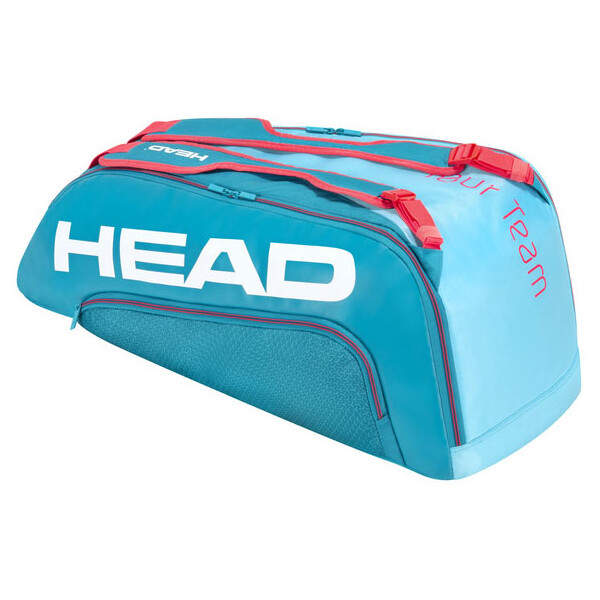 Head Tour Team 9R Supercombi Racket Bag Blue Pink