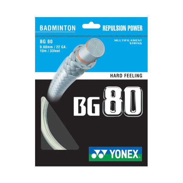 Yonex BG 80 Badminton String White