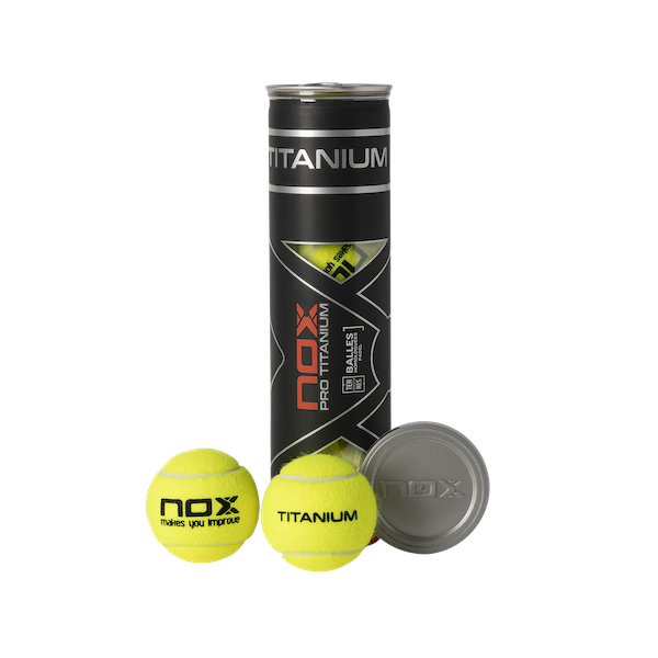 Nox Pro Titanium Padel Balls - 4 Ball Can