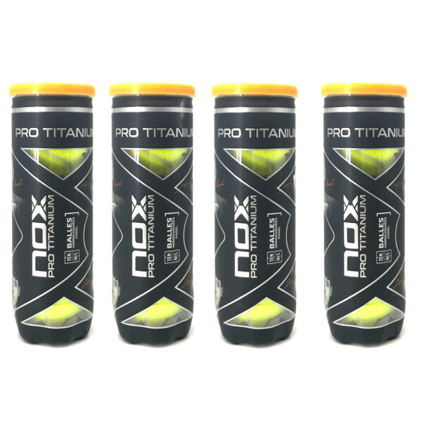Nox Pro Titanium Padel Balls - Dozen
