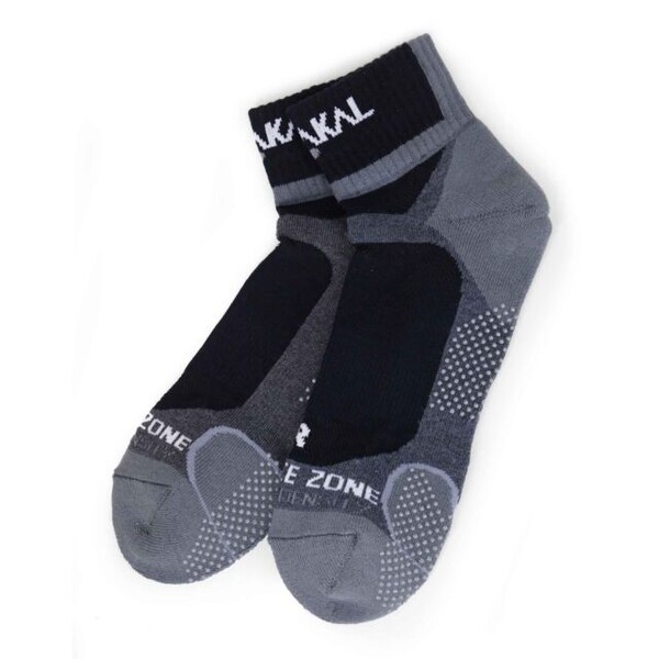 Karakal X4 Ankle Socks - Black Grey