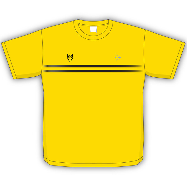 Dunlop Men's Nick Matthew Performance T-Shirt Yellow