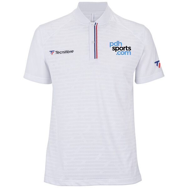 Limited Edition Tecnifibre / PDHSports F3 Polo White