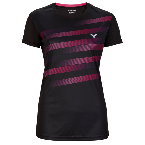 Victor Women's T-04101 C T-Shirt Black Pink