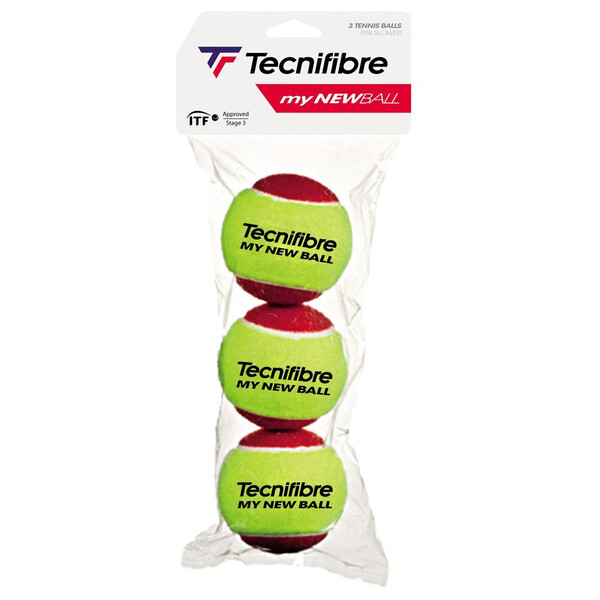 Tecnifibre My New Ball Stage 3 Pack Of 3 Red