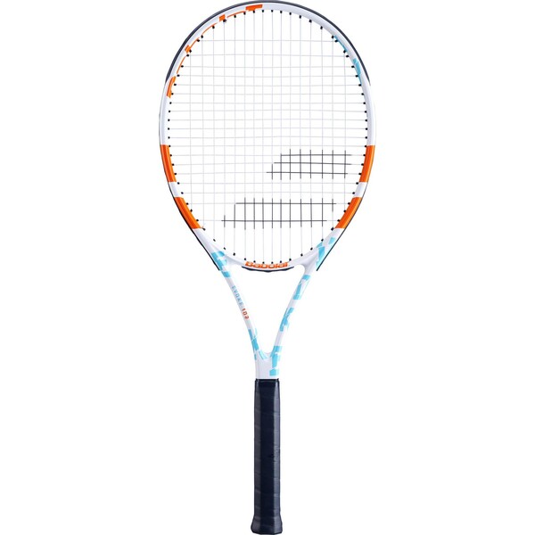 Babolat Evoke 102 Tennis Racket White Blue Orange