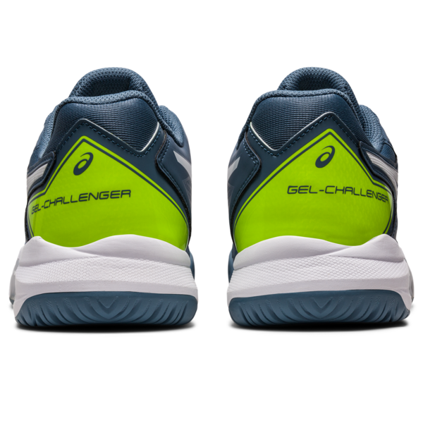 Asics Men's Gel Challenger 13 Tennis Shoes Steel Blue White | Great ...