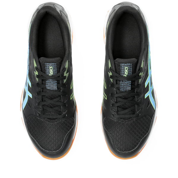 Asics Men's Gel Rocket 11 Indoor Court Shoes Black Waterscape | Great ...