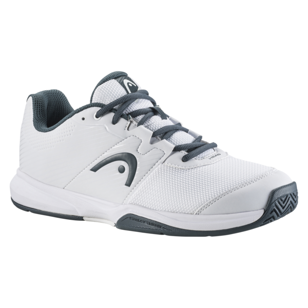 Head Men's Revolt Court Tennis Shoes White Dark Grey