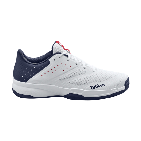 Wilson Men's Kaos Stroke 2.0 Tennis Shoe White Peacoat Red