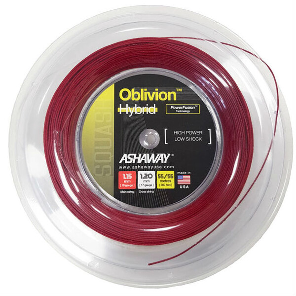 Ashaway Oblivion Squash String Hybrid 110m Reel