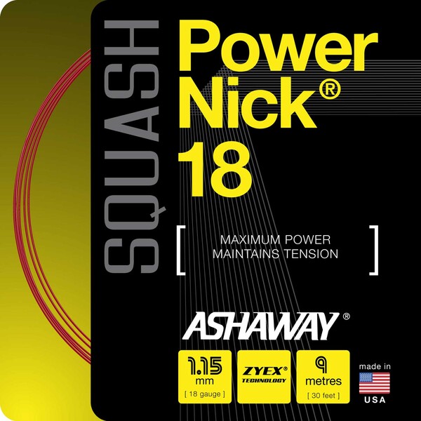 Ashaway PowerNick 18 Squash String - 1 Set