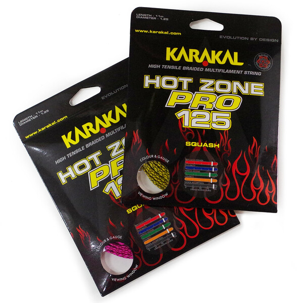Karakal Hot Zone Pro 125 Squash String Set