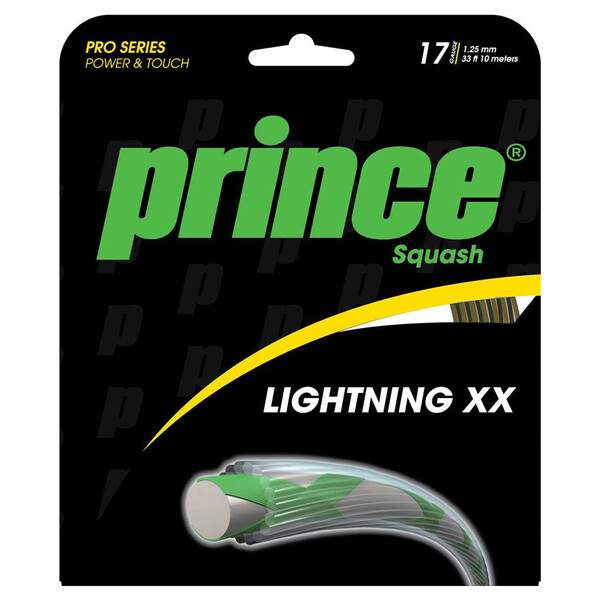 Prince Lightning XX Squash String Set 1.25 Gold