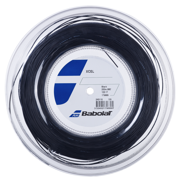 Babolat Xcel Tennis String 1.25 Black Reel