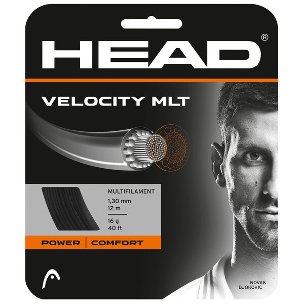 Head Velocity MLT Tennis String 1.30 Black Set