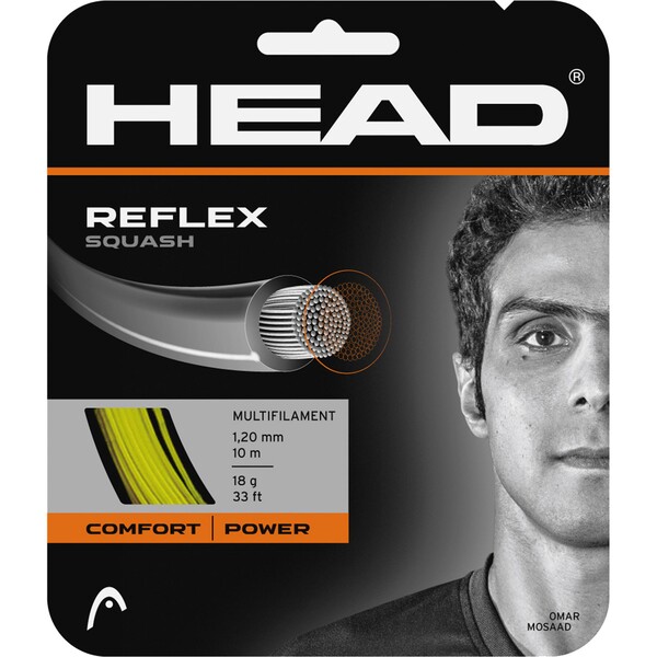 Head Reflex 1.30mm Squash String Set Yellow