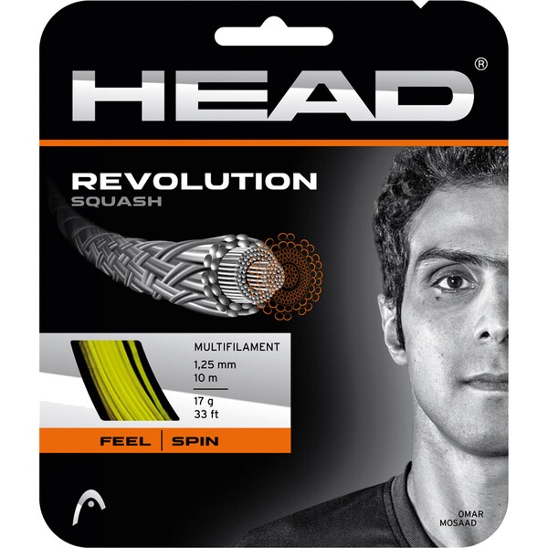Head Revolution 1.25mm Squash String Set
