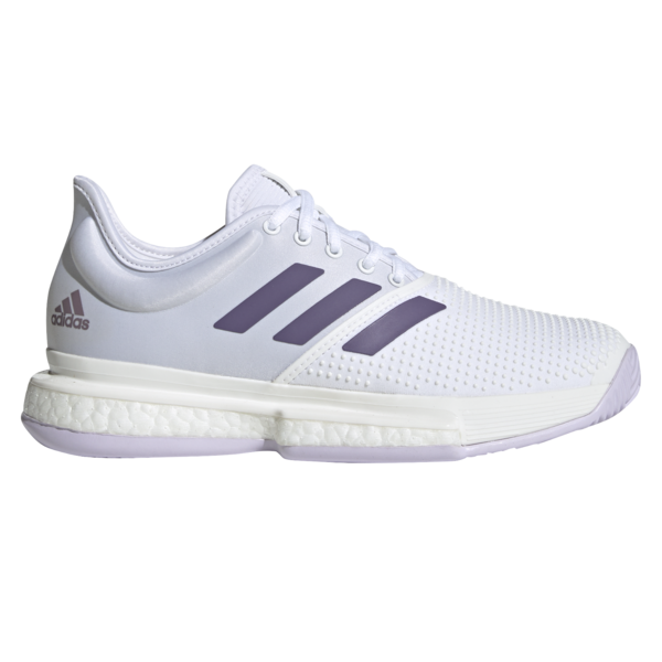 Adidas SoleCourt Boost Women's Tennis Shoes White Purple | Great Discounts  - PDHSports