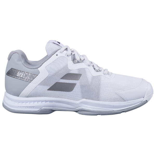 Babolat SFX 3 All Court Women's Tennis Shoe White Silver