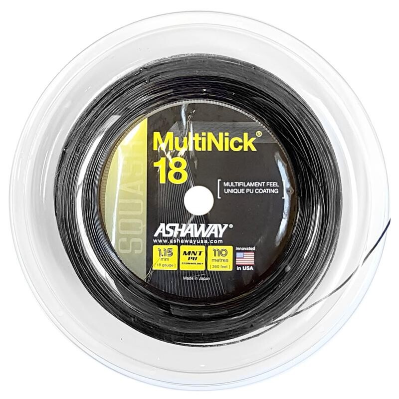 Ashaway MultiNick 18 Squash String 110m Reel | Great Discounts