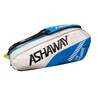 Ashaway Triple 6 Racket Bag - White/Sky Blue