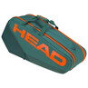 Head Pro Racket Bag M Dark Cyan/Fluo Orange