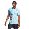 Adidas Men's US Freelift Pro T-Shirt Light Aqua