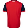 Head Men's Davies T-Shirt Red Dark Blue