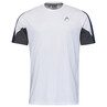 Head Men's Club 22 Tech T-Shirt White Dark Blue