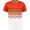 K-Swiss Men's Hypercourt Print Crew Orange And Shorts Outfit