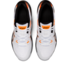 Asics Men's Gel Rocket 10 Indoor Court Shoes White Shocking Orange